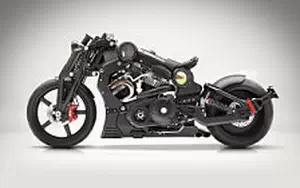 2015 Confederate P51 Combat Fighter custom motorcycle desktop wallpaper