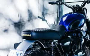 Wallpapers custom motorcycle Deus Ex Machina Midnight Rambler Kawasaki W650 2016