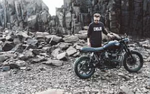 Wallpapers custom motorcycle Deus Ex Machina Onyx 2016 Triumph Scrambler 2012