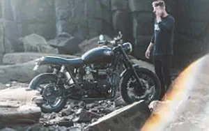 Wallpapers custom motorcycle Deus Ex Machina Onyx 2016 Triumph Scrambler 2012