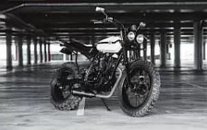 Wallpapers custom motorcycle Deus Ex Machina Two-Up Yamaha TW 225 2016