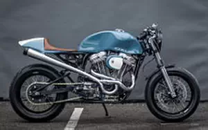 Wallpapers custom motorcycle Deus Ex Machina Bel Air 1200 Framer 2017