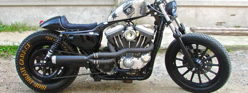 Motorcycles wallpapers Iron Pirate Garage Shark Attack 2 Harley Davidson Sportster 1200 2015 - Desktop wallpapers motorcycles