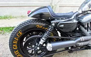 Wallpapers custom motorcycle Iron Pirate Garage Shark Attack 2 Harley Davidson Sportster 1200 2015
