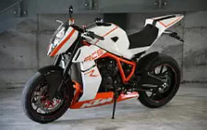 Wallpapers custom motorcycle Lazareth KTM RC8 Street 2011