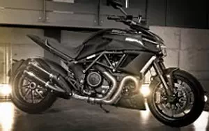 Wallpapers custom motorcycle Lazareth Ducati Diavel Carbon 2012