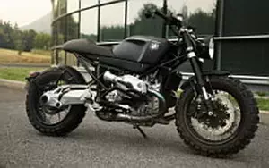Wallpapers custom motorcycle Lazareth BMW R1200R Scrambler 2014