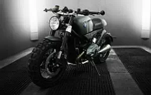 Wallpapers custom motorcycle Lazareth BMW R1200R Scrambler 2014