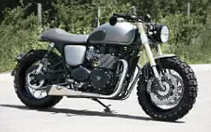 Wallpapers custom motorcycle Lazareth Triumph Bonneville 2015