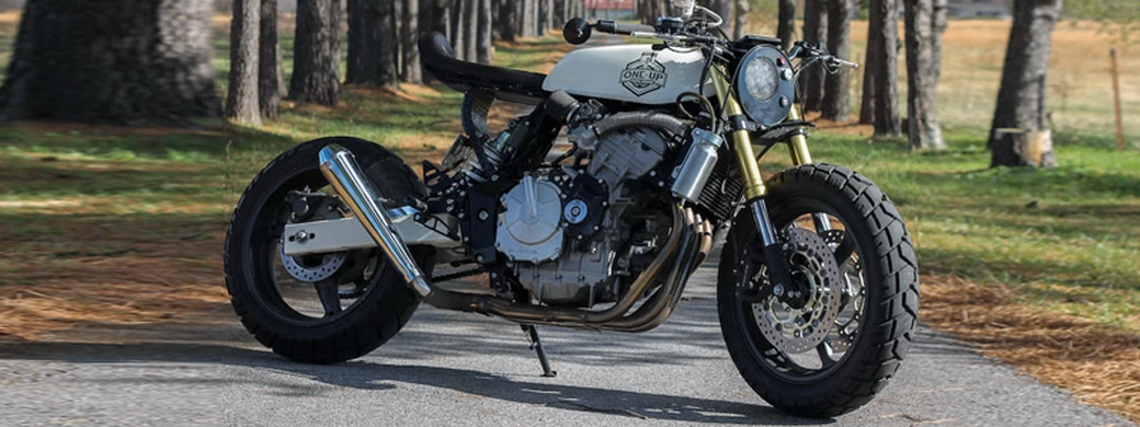 Motorcycles wallpapers One-Up Moto Garage Shandy 2015 Honda CB600F 2004 - Desktop wallpapers motorcycles
