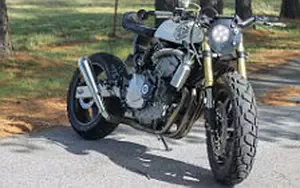 Wallpapers custom motorcycle One-Up Moto Garage Shandy 2015 Honda CB600F 2004