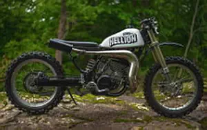 Wallpapers custom motorcycle One-Up Moto Garage Hellion 2016 Yamaha WR500 1992