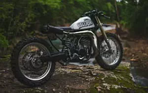 Wallpapers custom motorcycle One-Up Moto Garage Hellion 2016 Yamaha WR500 1992