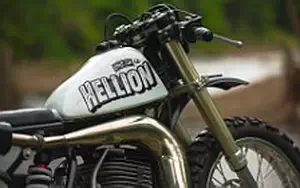 Wallpapers custom motorcycle One-Up Moto Garage Hellion 2016 Yamaha WR500 1992