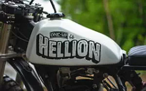 Wallpapers custom motorcycle One-Up Moto Garage Hellion 2016 Yamaha WR500 1992