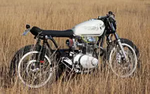 Wallpapers custom motorcycle One-Up Moto Garage Mearh 2016 Yamaha XS650 1976