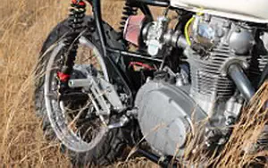 Wallpapers custom motorcycle One-Up Moto Garage Mearh 2016 Yamaha XS650 1976