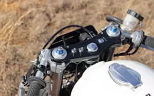 Wallpapers custom motorcycle One-Up Moto Garage Mearh 2016 Yamaha XS650 1976