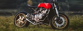 One-Up Moto Garage Rosso Corsa 2017 Honda CB600F 2006