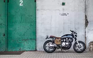 Wallpapers custom motorcycle RH Motorcycles Road Trip Bike Kawasaki Zephyr 550 2015