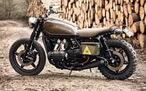 Wallpapers custom motorcycle RH Motorcycles The Gravel Express 2016 Honda GL1000 Gold Wing 1979