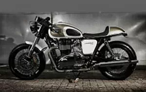 Wallpapers custom motorcycle Studio Motor The Flutter 2016 Triumph Bonneville t100 2015