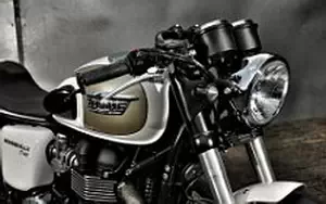 Wallpapers custom motorcycle Studio Motor The Flutter 2016 Triumph Bonneville t100 2015