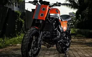 Wallpapers custom motorcycle Studio Motor The Jerk 2016 Kawasaki Versys 650 2013