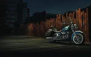 Desktop wallpapers motorcycle Harley-Davidson CVO Softail Deluxe - 2015