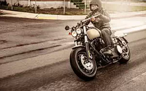 Desktop wallpapers motorcycle Harley-Davidson Dyna Fat Bob - 2014