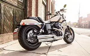 Desktop wallpapers motorcycle Harley-Davidson Dyna Fat Bob - 2014
