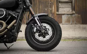 Desktop wallpapers motorcycle Harley-Davidson Softail Fat Bob - 2018