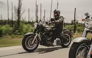 Desktop wallpapers motorcycle Harley-Davidson Softail Fat Boy Lo - 2016