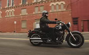 Desktop wallpapers motorcycle Harley-Davidson Softail Fat Boy Lo - 2016