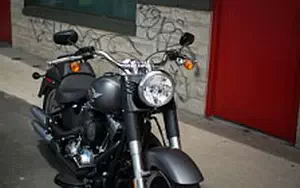 Desktop wallpapers motorcycle Harley-Davidson Softail Fat Boy Lo - 2016