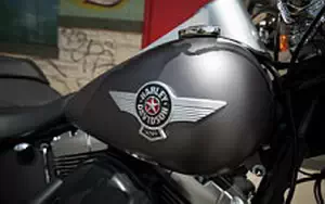 Desktop wallpapers motorcycle Harley-Davidson Softail Fat Boy Lo - 2016