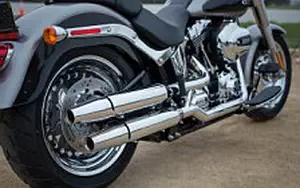 Desktop wallpapers motorcycle Harley-Davidson Softail Fat Boy - 2016