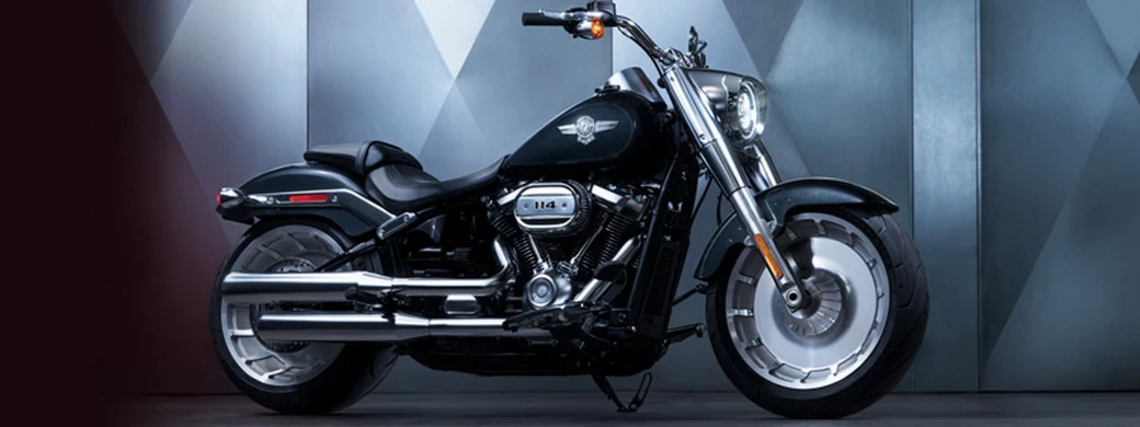 Motorcycles wallpapers Harley-Davidson Softail Fat Boy 114 - 2018 - Motorcycles desktop wallpapers