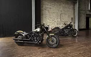 Desktop wallpapers motorcycle Harley-Davidson Softail Slim S - 2016
