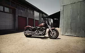 Desktop wallpapers motorcycle Harley-Davidson Softail Slim - 2017