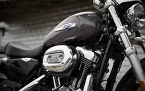 Desktop wallpapers motorcycle Harley-Davidson Sportster 1200 Custom - 2016