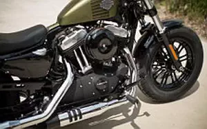 Desktop wallpapers motorcycle Harley-Davidson Sportster Forty Eight - 2016