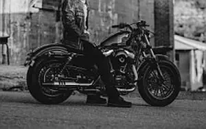 Desktop wallpapers motorcycle Harley-Davidson Sportster Forty Eight - 2017