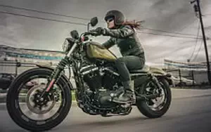 Desktop wallpapers motorcycle Harley-Davidson Sportster Iron 883 - 2016