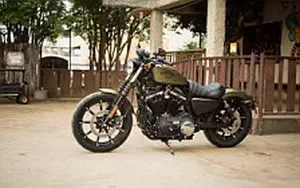 Desktop wallpapers motorcycle Harley-Davidson Sportster Iron 883 - 2016