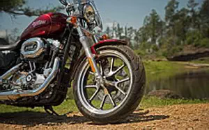 Desktop wallpapers motorcycle Harley-Davidson Sportster SuperLow 1200T - 2016