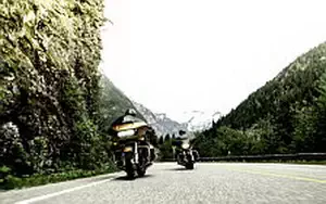 Desktop wallpapers motorcycle Harley-Davidson Touring Road Glide - 2015