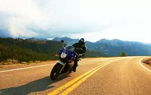 Desktop wallpapers motorcycle Yamaha FZ6R - 2013