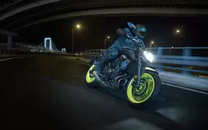 Desktop wallpapers motorcycle Yamaha MT-07 - 2018