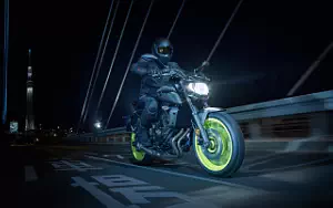 Desktop wallpapers motorcycle Yamaha MT-07 - 2018